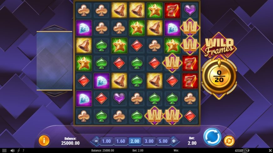 Wild Frames slot screen 1