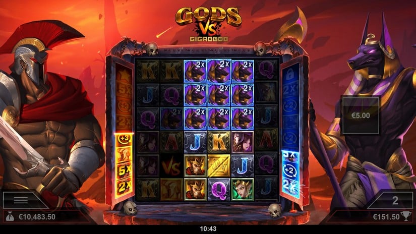 Gods vs Gigablox slot screen 10
