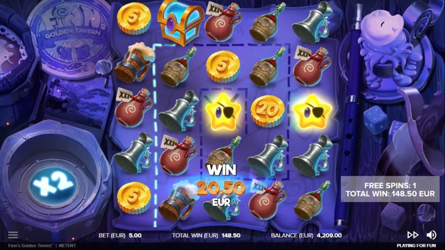 Finn’s Golden Tavern slot screen 5