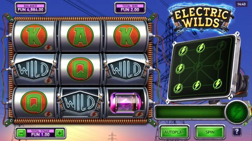 Electric Wilds slot screen 3