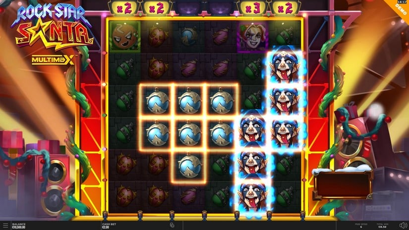Rock Star Santa MultiMax slot screen 5