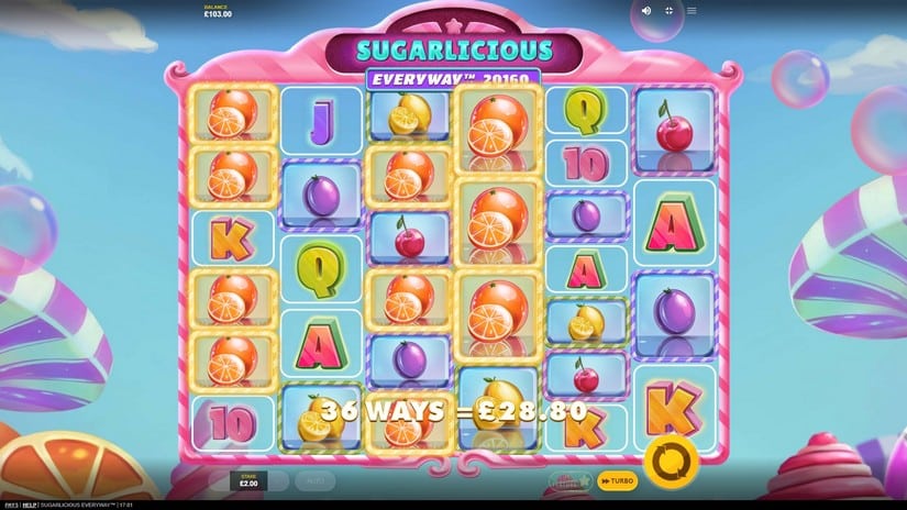 Sugarlicious EveryWay slot screen 3