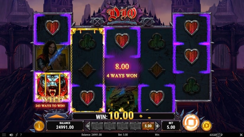Dio – Killing the Dragon slot screen 3