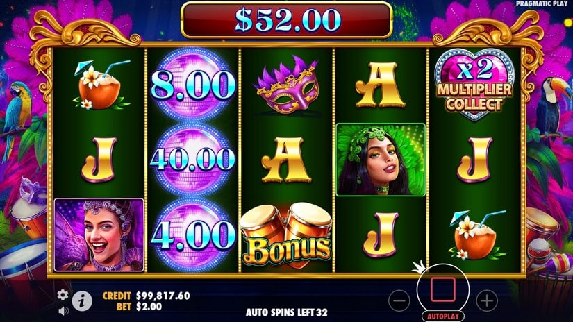 Heart of Rio slot screen 3