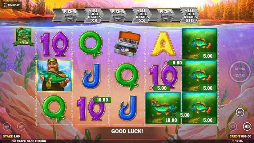 Big Catch Bass Fishing slot screen 4