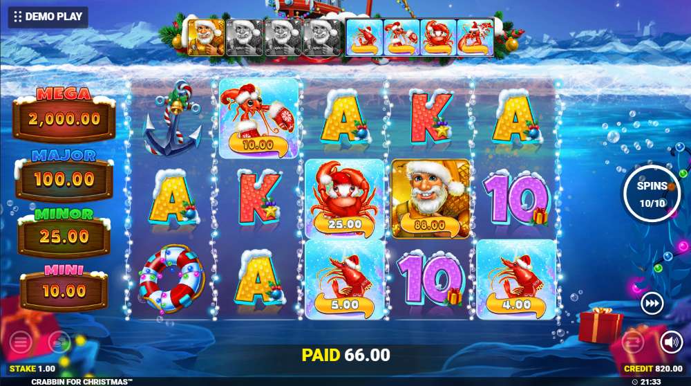 Crabbin' For Christmas demo slot