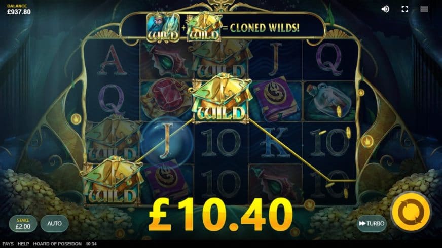 Hoard Of Poseidon slot screen 2