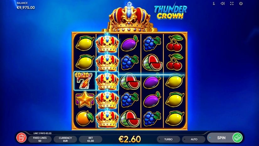 Thunder Crown slot screen 3