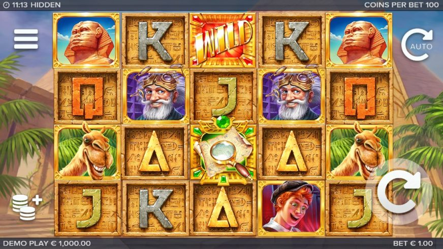 Hidden slot screen 1