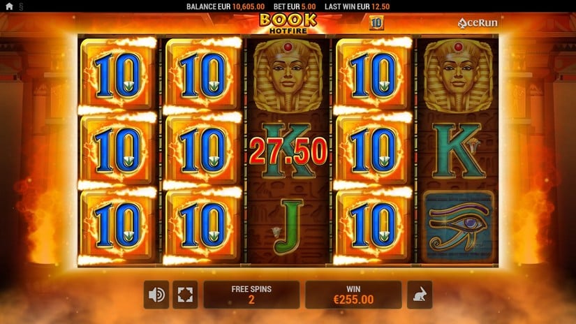 Book HOTFIRE slot screen 6