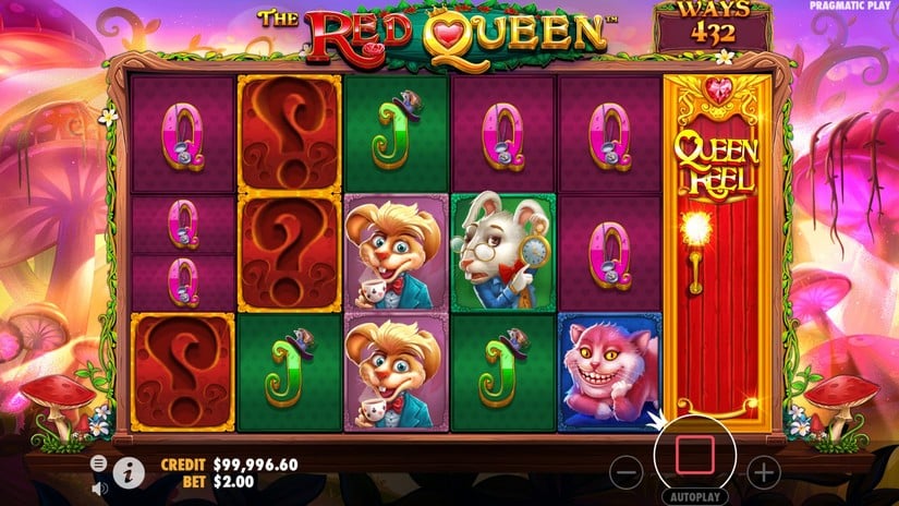 The Red Queen slot screen 2