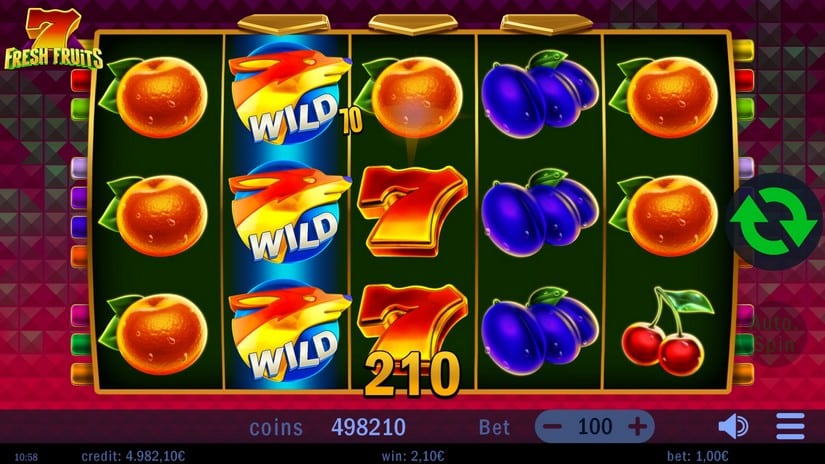 7 Fresh Fruits slot screen 4