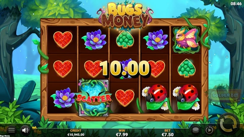 Bugs Money slot screen 2
