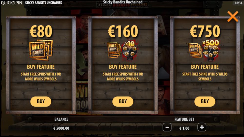 Sticky Bandits Unchained feature buy