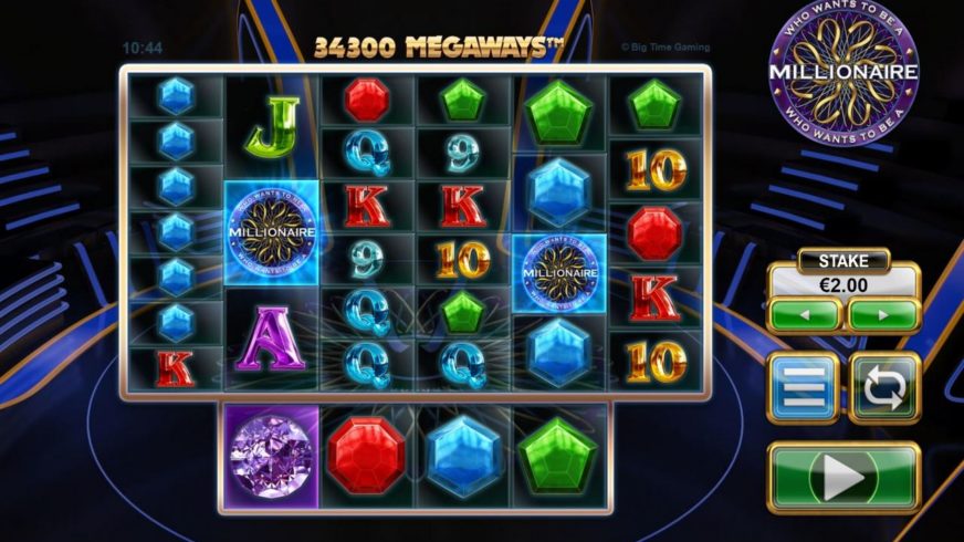 Who Wants To Be A Millionaire Megaways slot screen 1