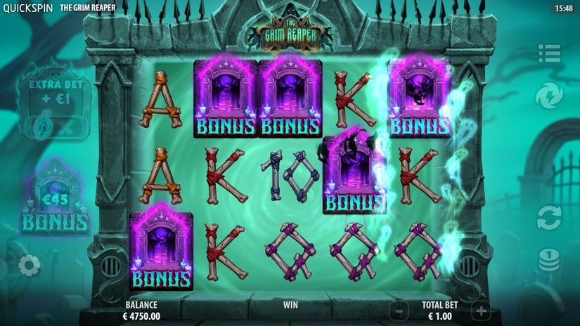 The Grim Reaper slot screen 2