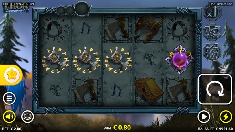 Thor Hammer Time slot screen 4