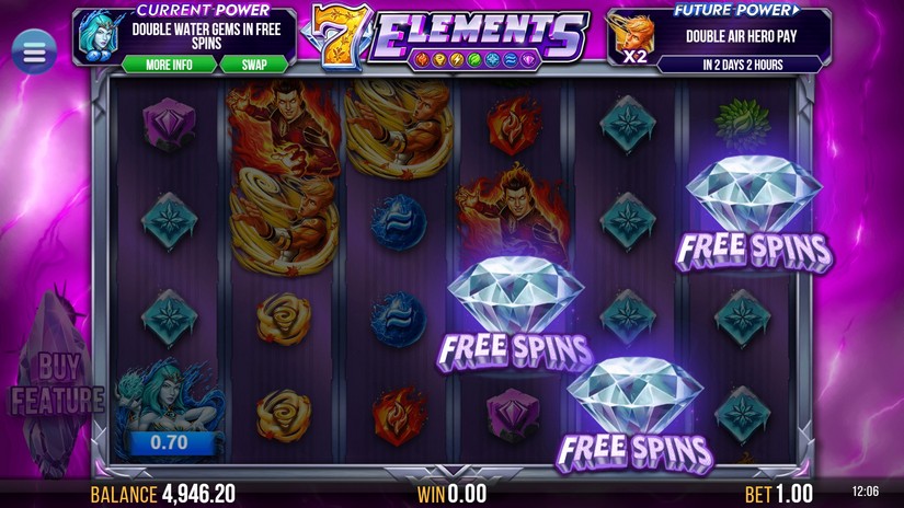7 Elements slot screen 3