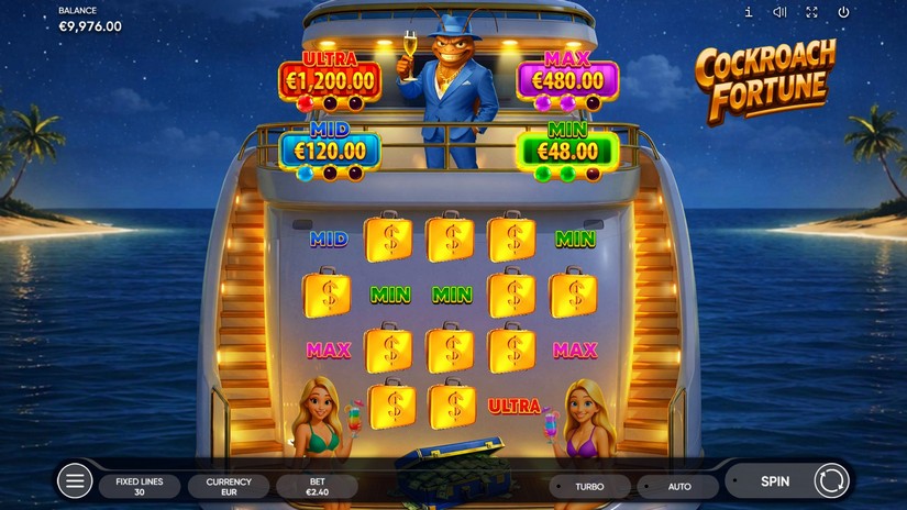 Cockroach Fortune slot screen 3