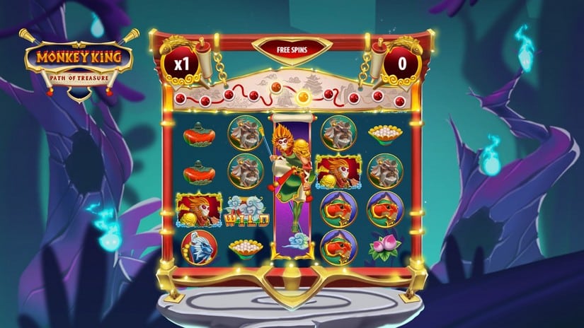 Monkey King: Path of Treasure slot screen 2