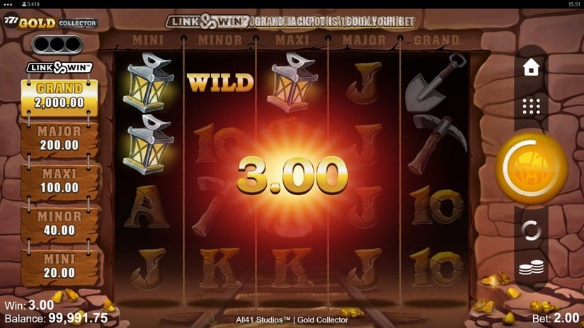 Gold Collector slot screen 3