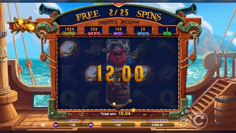 Pirate Spirit slot screen 4