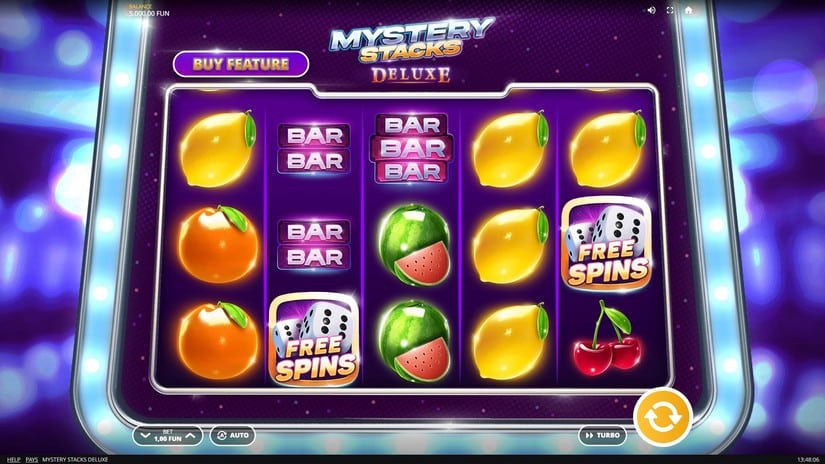 Mystery Stacks Deluxe slot screen 1