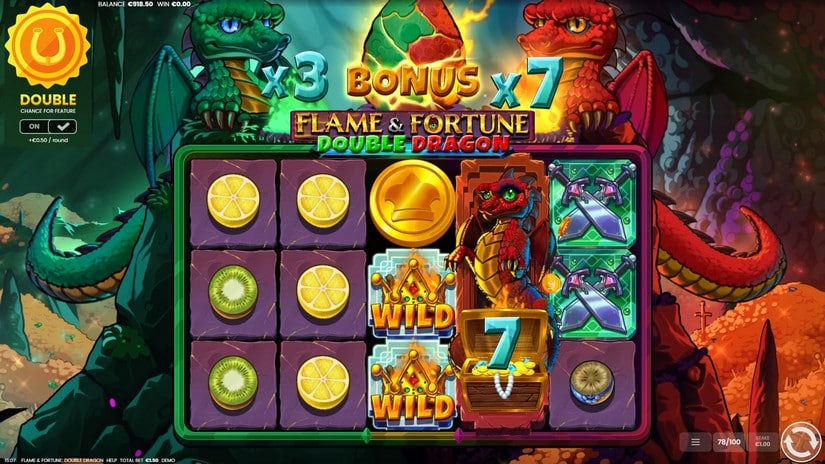 Flame & Fortune Double Dragon slot screen 5