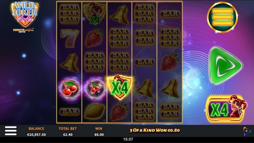 Wild Joker Stacks slot screen 4