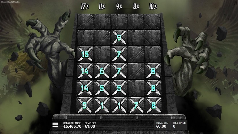 Hand of Anubis slot screen 11