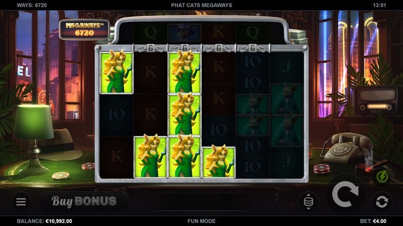 Phat Cats Megaways slot screen 2