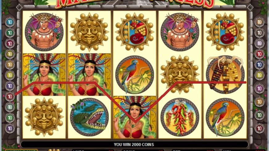 Mayan Princess slot screen 4
