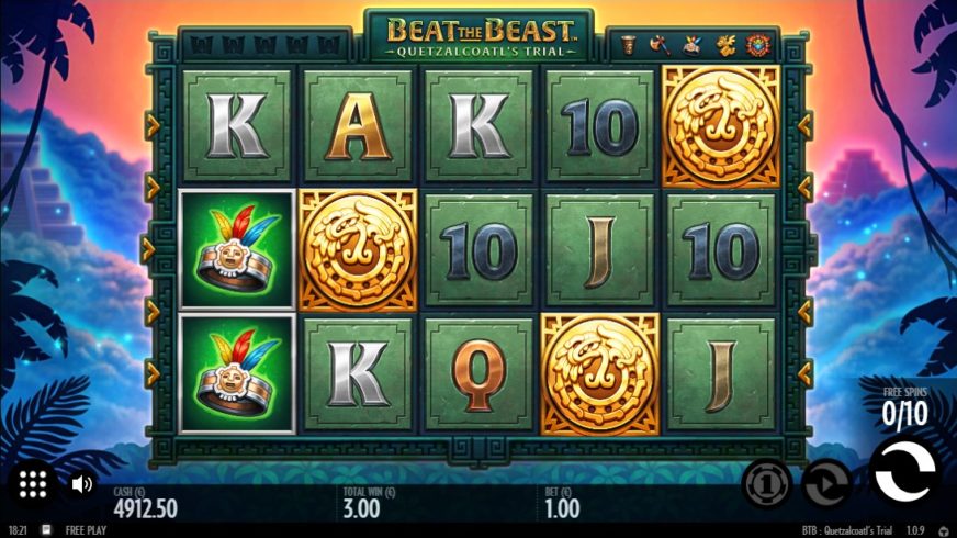Beat the Beast: Quetzalcoatl´s Trial slot screen 3