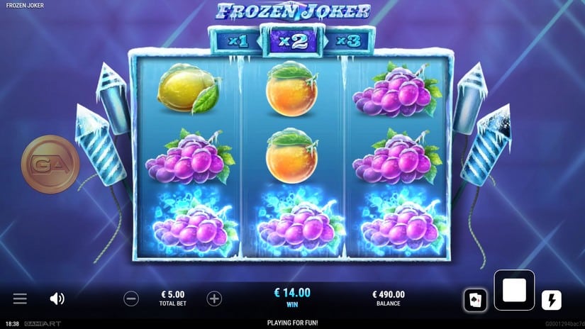 Frozen Joker slot screen 2