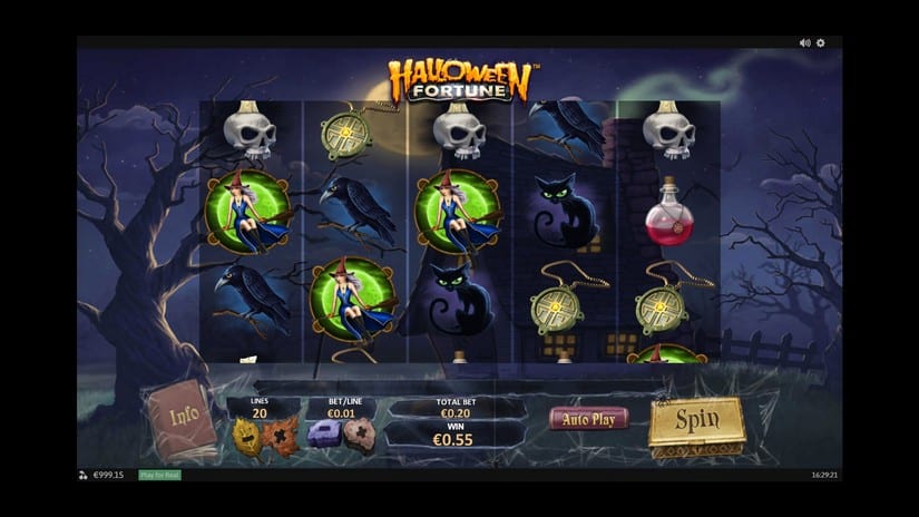 Halloween Fortune slot screen 2