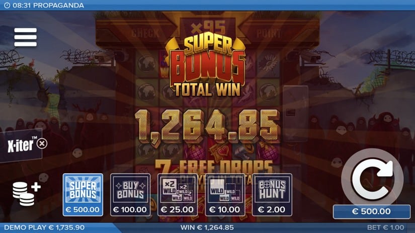 Propaganda slot screen 8