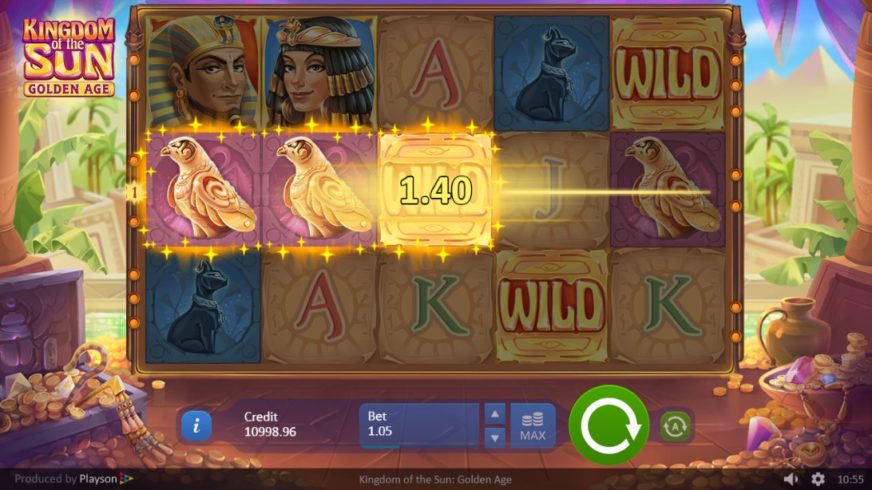 Kingdom of the Sun – Golden Age slot screen 2