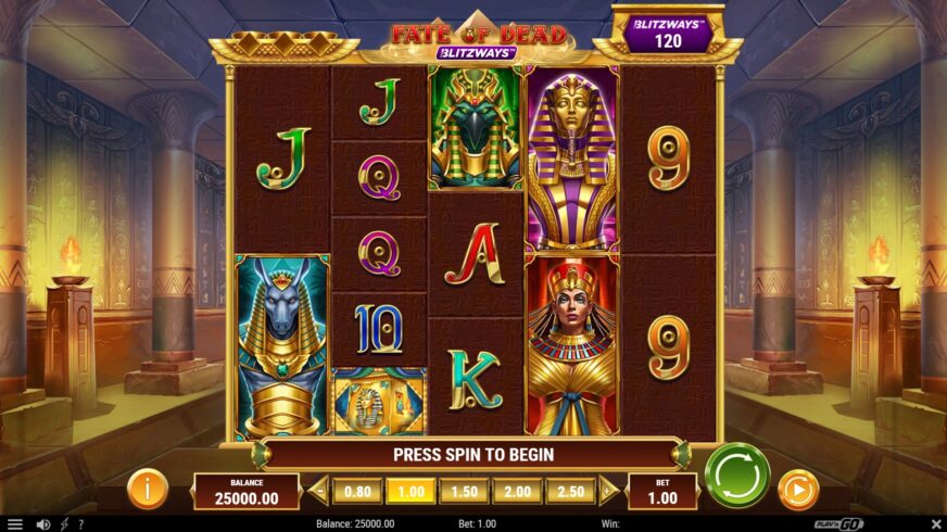 Fate of Dead Blitzways slot screen 1