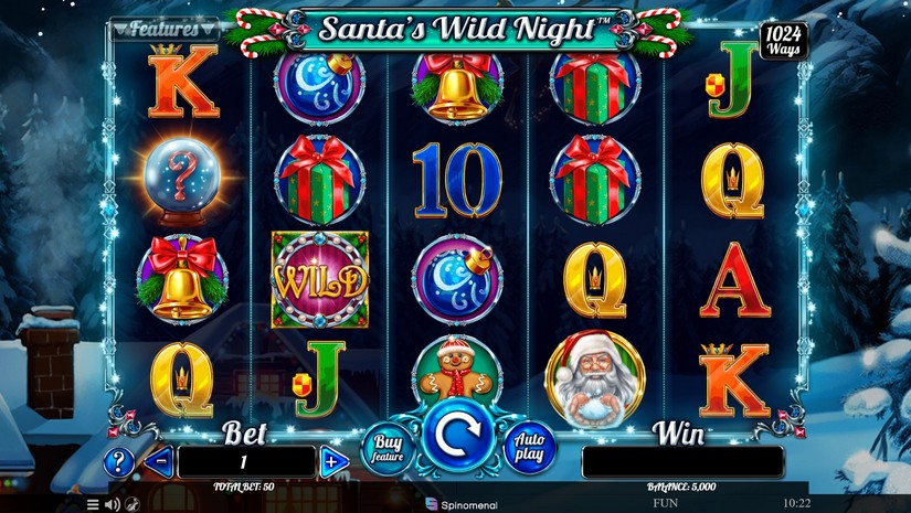 Santas Wild Night slot screen 1