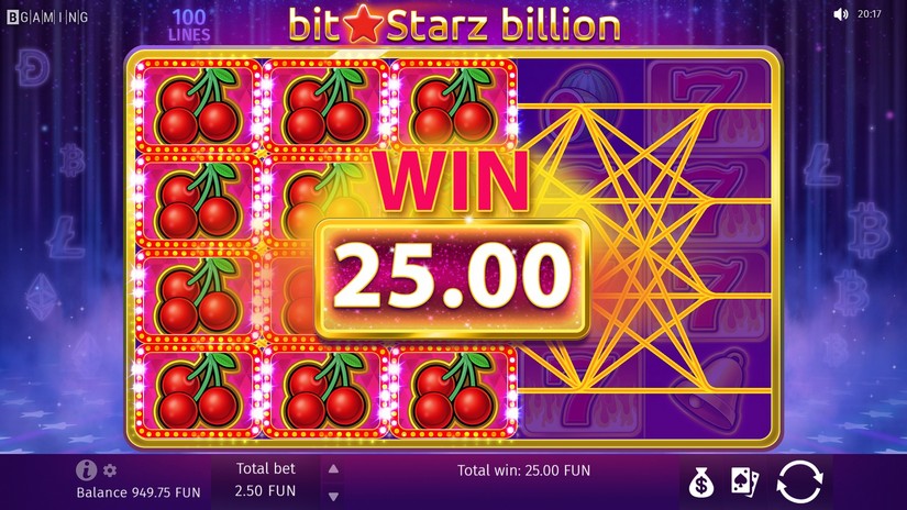 Bitstarz Billion slot screen 2
