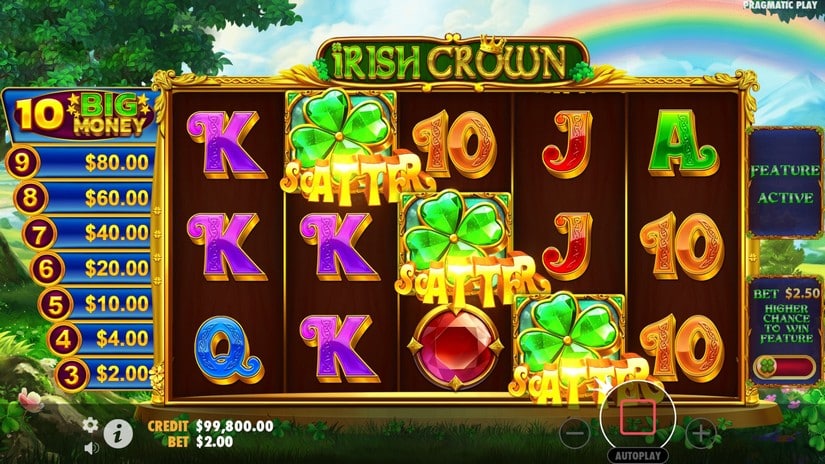 Irish Crown slot screen 2