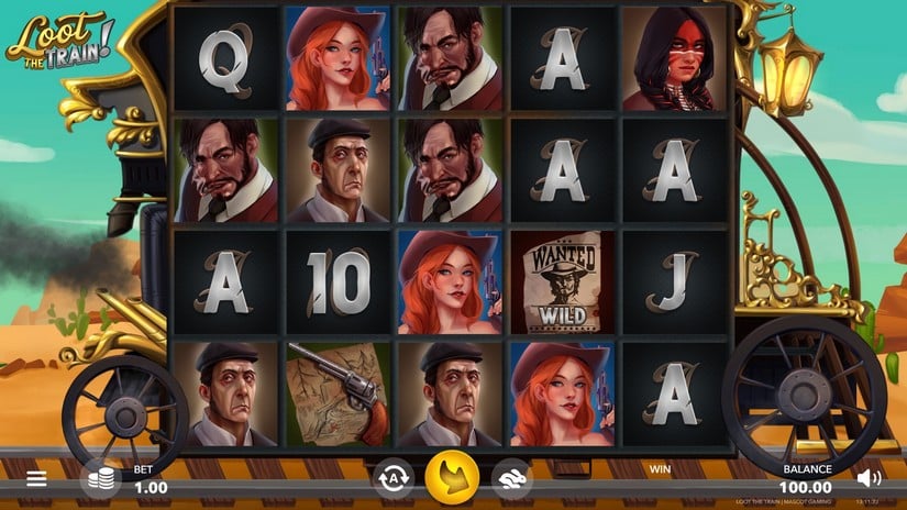 Loot The Train! slot screen 1