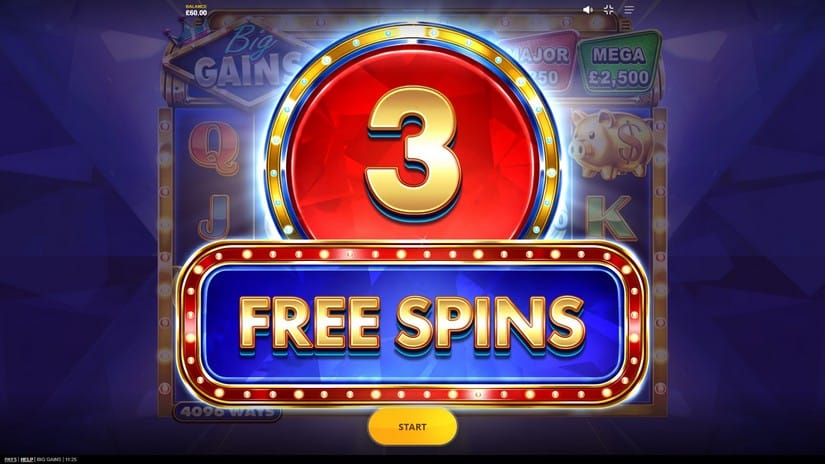 Big Gains slot screen 3