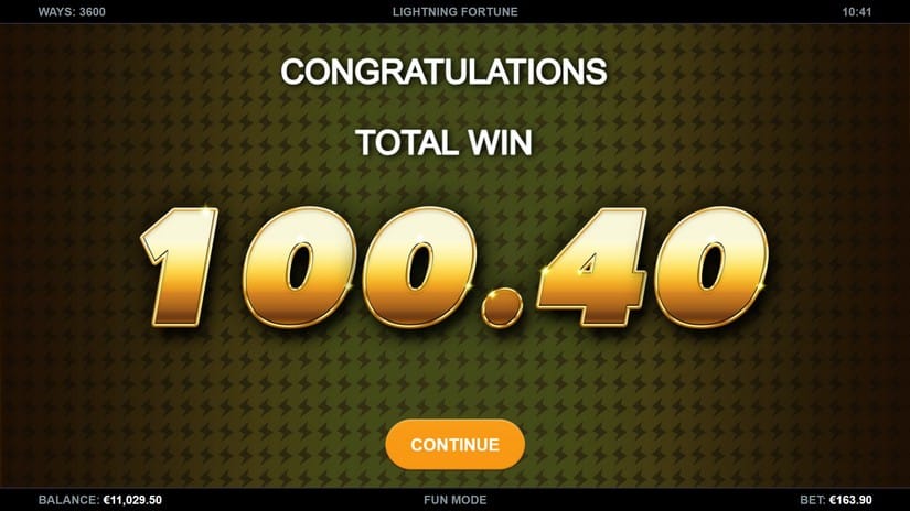 Lightning Fortune slot screen 5