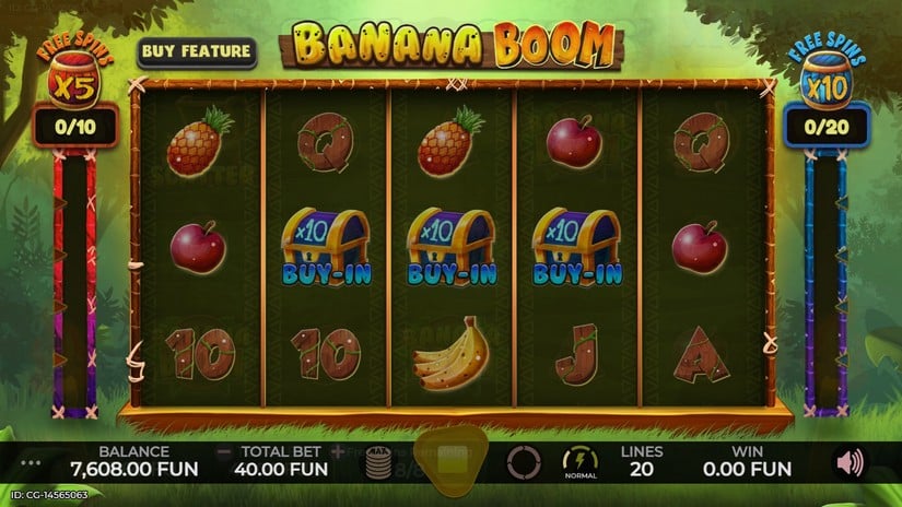 Banana Boom slot screen 2