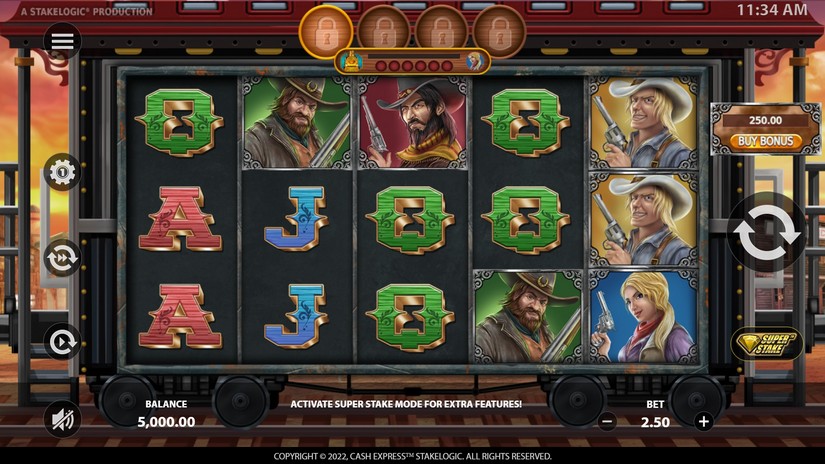Cash Express slot screen 1