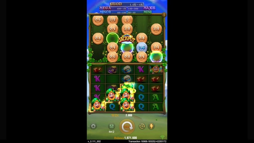 Elf Bingo slot screen 4