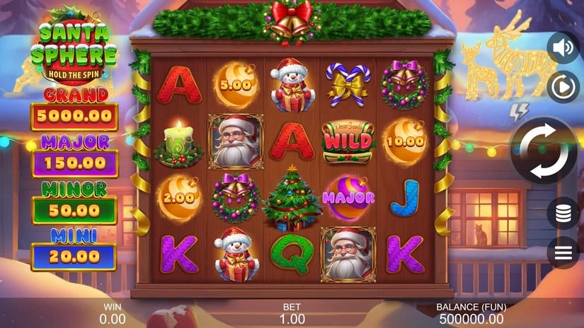 Santa Sphere: Hold The Spin slot screen 2