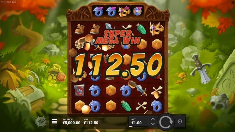 Cash Quest slot screen 3