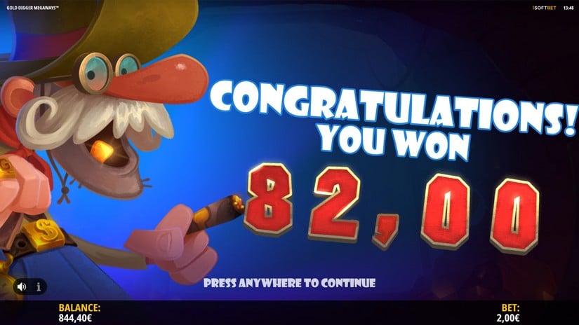 Gold Digger Megaways slot screen 7